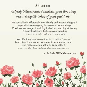 Quiky and classy wedding invitations (@mostlyhandmade)