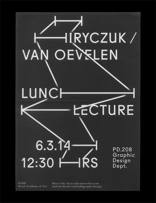 Hiryczuk / van Oevelen2014 Kasper Pyndt #typography