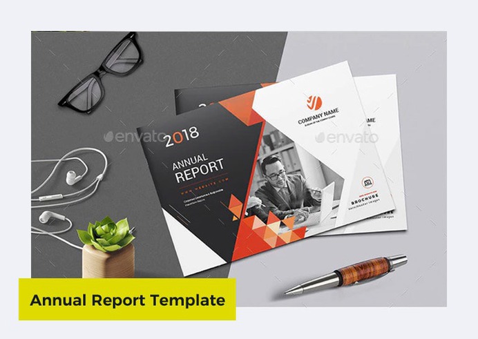 Annual Report Template by Creativity-Design
