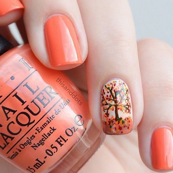 35 Leaf Nail Art Ideas