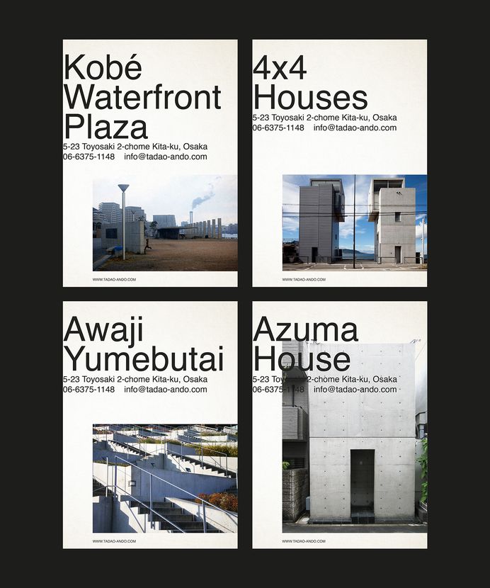 TADAO ANDO Architect & Associates - Visual Identity on Behance