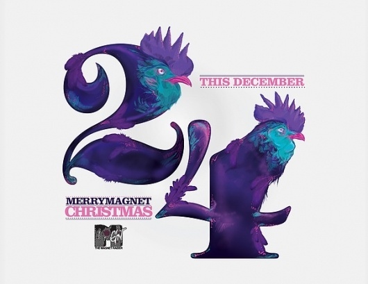 XMAS 09 the early bird catcheth the worm on the Behance Network #catcheth #gmez #betancur #early #bird #the #mtv #domingo #worm #jos