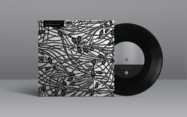 Violent Past / Sudden Death of Stars Split 7" #past #labels #white #violent #print #of #black #sudden #record #vinyl #stars #death