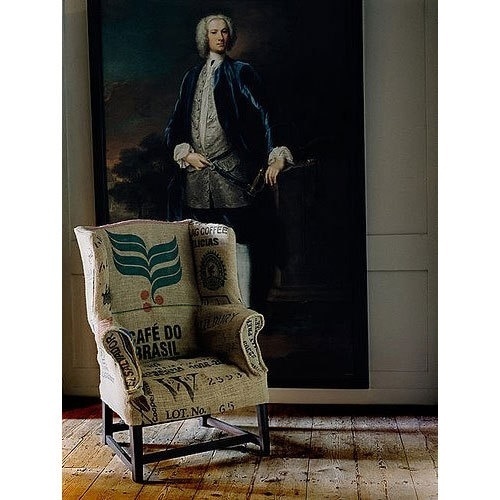Inspirations on the Behance Network #coffee #chair #sack