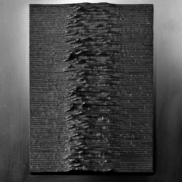 aquaticwonder: Pulsar by David Carusby Made by Warner Brothers and donated toÂ Colin GibbinsÂ during the recent Factory Records Exhibition #joy #sculpture #division