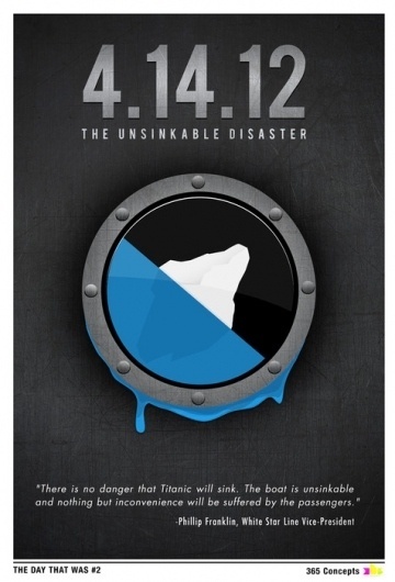 365 Concepts (The Day That Was. #2 - The Unsinkable Disaster)