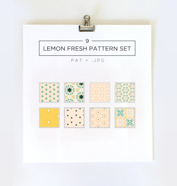 These pretty patterns are perfect for use in your web as well as print projects.