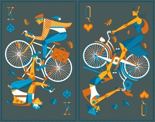 My PosterÂ entry - BLOG - Jeremy Slagle Designer #bicycle #face #cards #poster