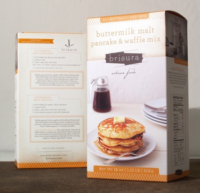 * Briaura : All-Natural Bakery Mix// FUNNEL #packaging