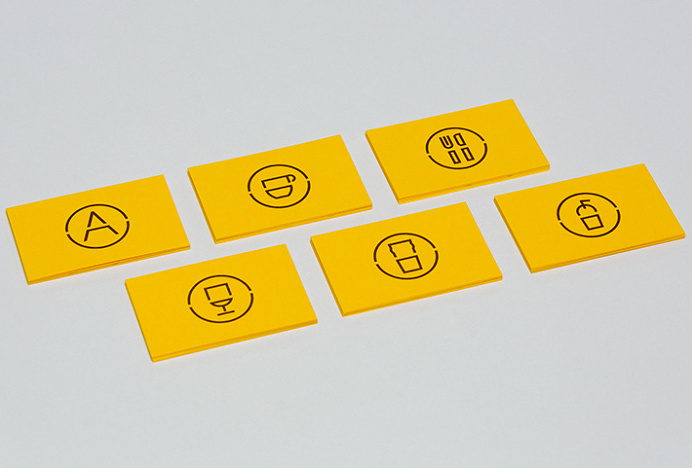 Artigiano by Post #print #graphic design #yellow