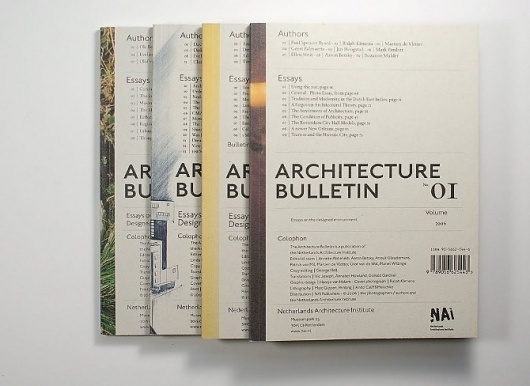 Achitecture Bulletin - NAi - www.hansje.net #hansje