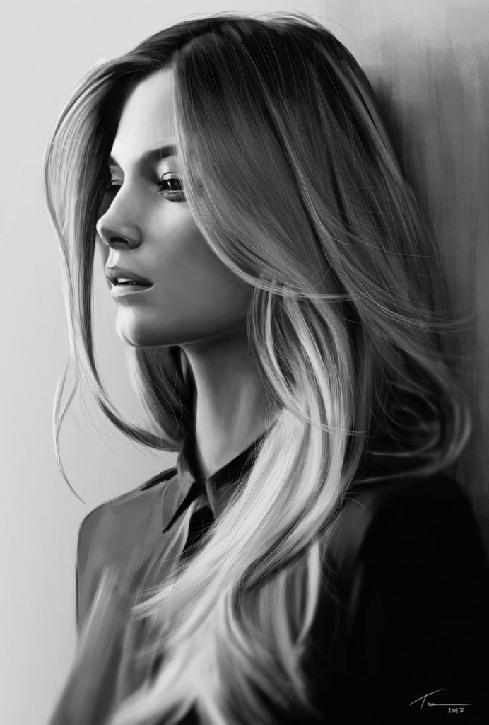 Black and white Portrait