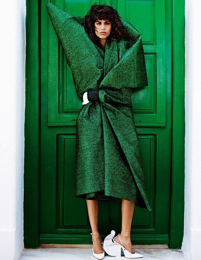 Mica Arganaraz and Rianne Van Rompaey by Mario Testino
