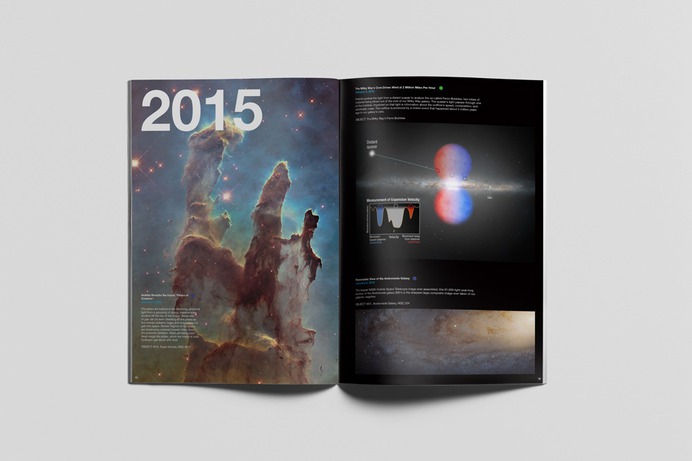 Hubble 25 Years On Book Design – Deivid Cole