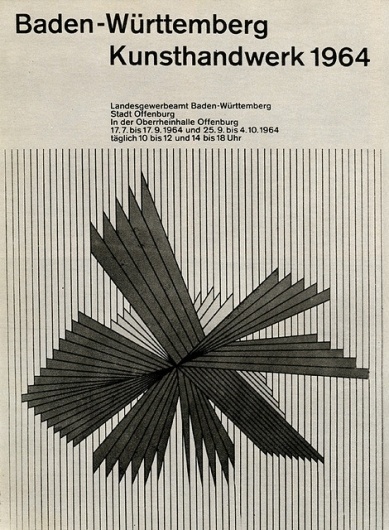 Baden-Württemberg Kunsthandwerk 1964 | iainclaridge.net #poster