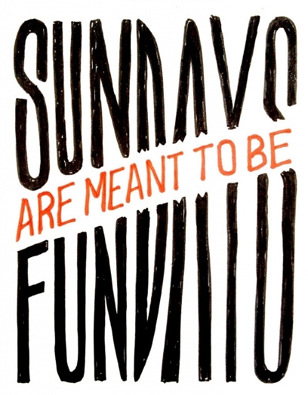 Sundays / Fundays - Hello Jon - Illustration & Hand Drawn Type #jon #sterlino