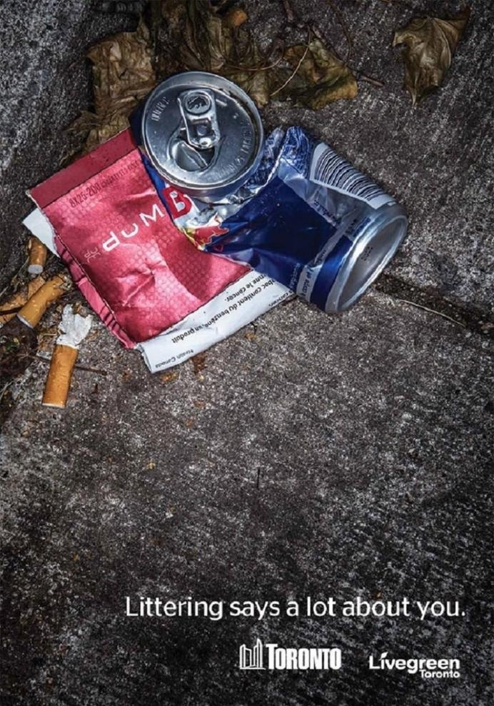 glupek #campaign #poster #trash