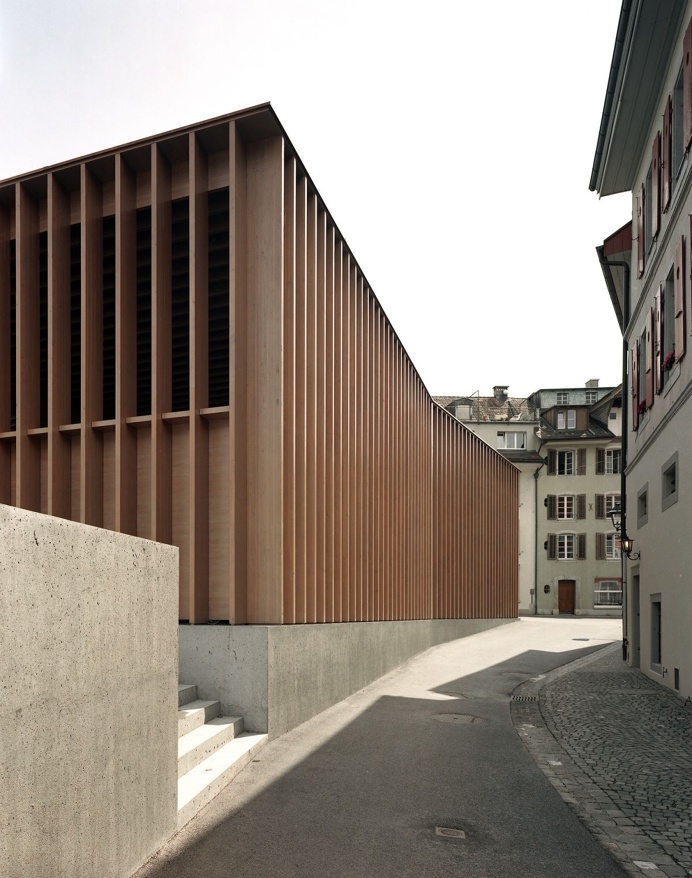 MILLER & MARANTA, Market Hall in Aarau #wood