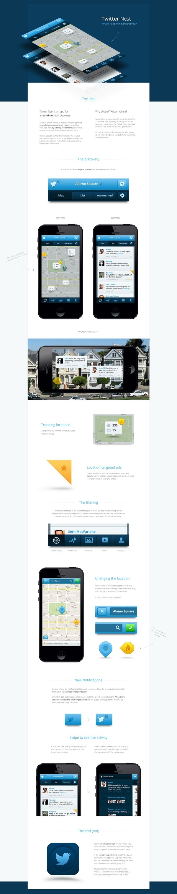 Nest Case Study #ux #clean #simple #ui #app #mobile #twitter #ios #minimalist