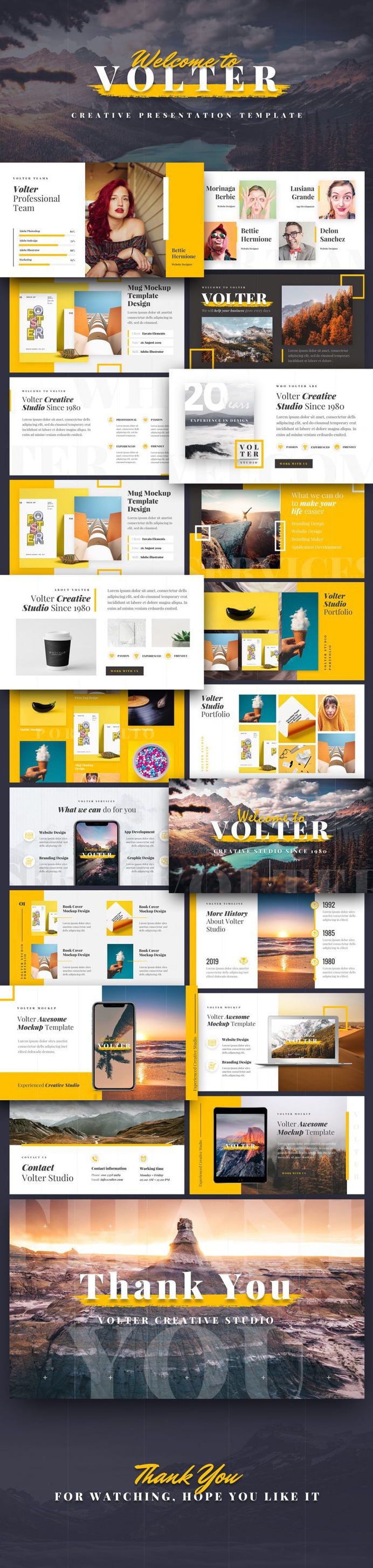 Volter – Creative Keynote Template