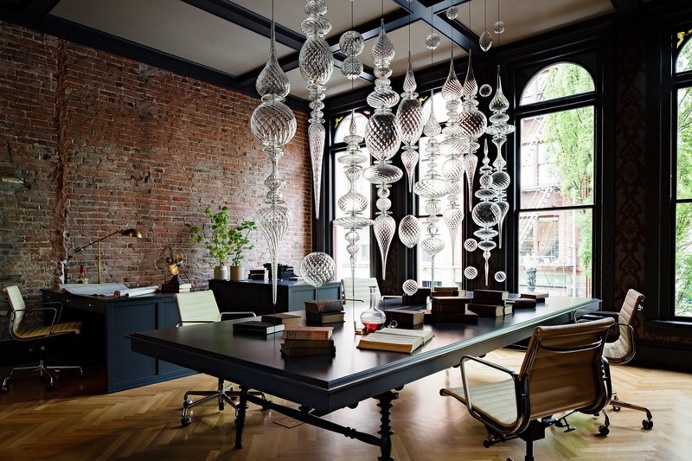 Gothic Office in an 1870s Historic Gothic Revival Building