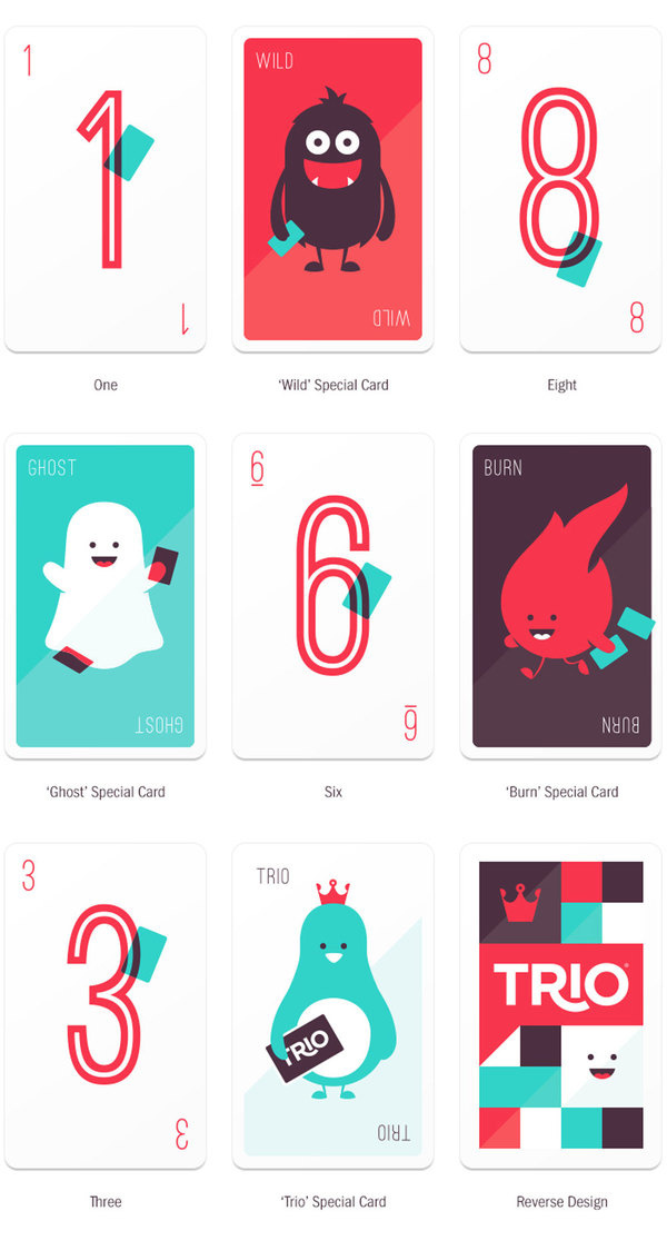 02 04 14 TrioCard 03.jpg #trio #packaging #card #illustration #desgin #game #character