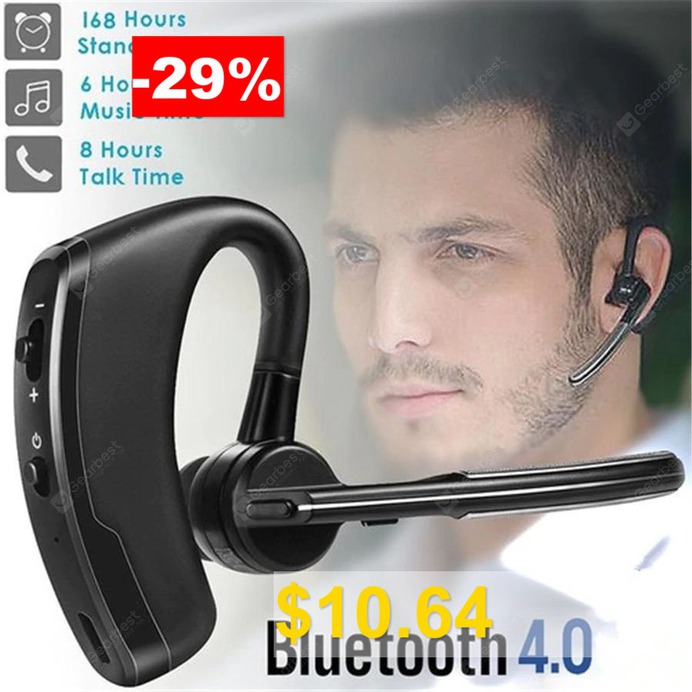 Bluetooth #4.0 #Wireless #Headphone #Stereo #Headset #Earphone #With #Mic #Professional #Business #Headset