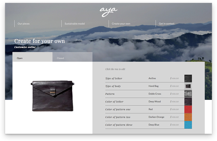 Responsive website, custom tool.