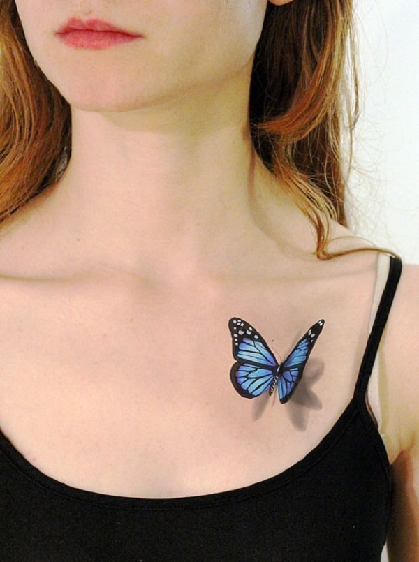 65 3D butterfly tattoos