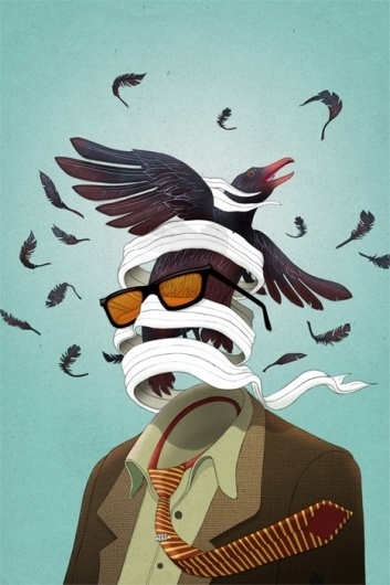 Ruffled Feathers | Michael Wandelmaier Illustration - Toronto Canada #illustration