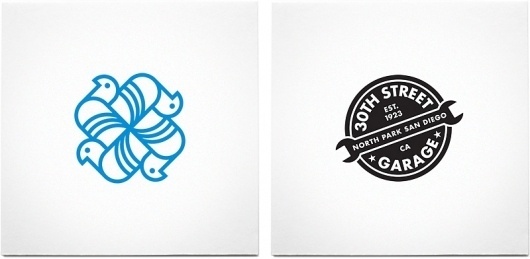 Logos : Beard is the New Black #mark #logo