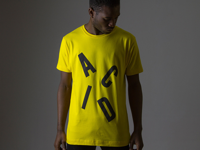 Acid t-shirt by Wasted Heroes. #tshirt #typography