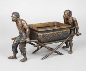 Figural Jardiniere with African carriers