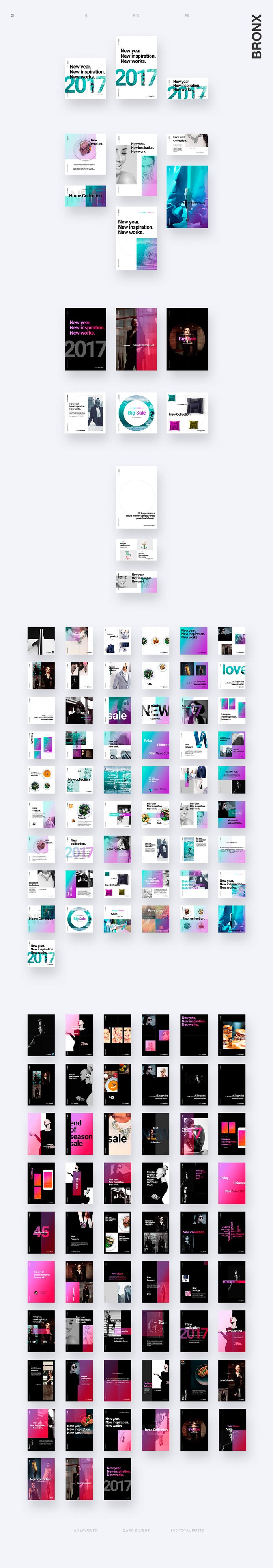 1000+ Social Media Posts Creator Templates Bundle for Facebook, Twitter, Instagram & Pinterest | Bypeople
