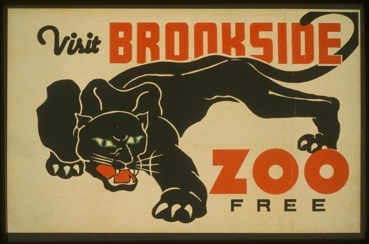 3f05222v.jpg (JPEG Image, 1024x680 pixels) #zoo #illustration #panther #vintage #poster