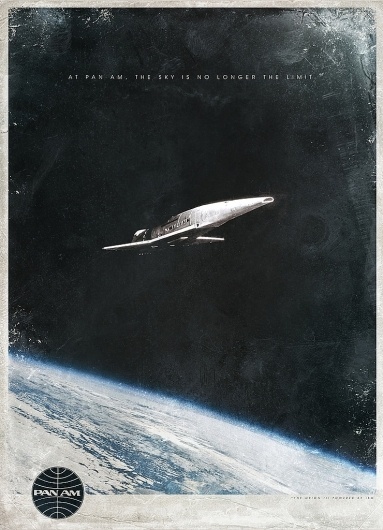 For '2001: A Space Odyssey', Retro-inspired Ads - DesignTAXI.com #posters