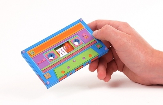 Zim and Zou #tape #cassette #design #colour #paper
