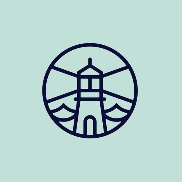Custom loading animation we created of the @NobbysLighthouse #logo for their #website.