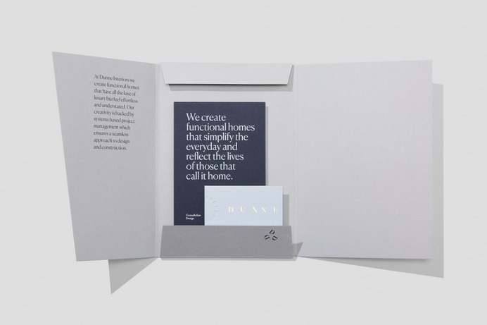 Dunne Interiors - Mindsparkle Mag Lauren Finks from Studio Sly is the designer of this clean brand refresh for Dunne Interiors, a Melbourne Interior Stylist and Designer. #logo #packaging #identity #branding #design #color #photography #graphic #design #gallery #blog #project #mindsparkle #mag #beautiful #portfolio #designer