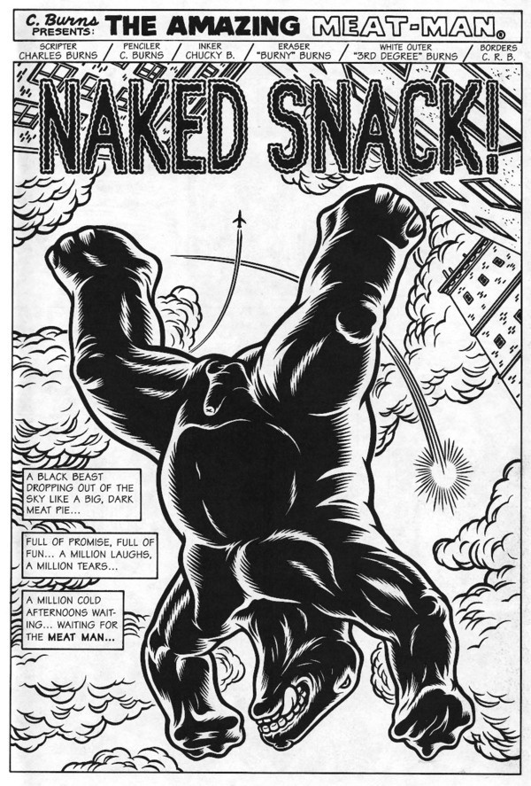 CHARLES BURNS NAKED SNACK 1991.jpg (600×887) #burns