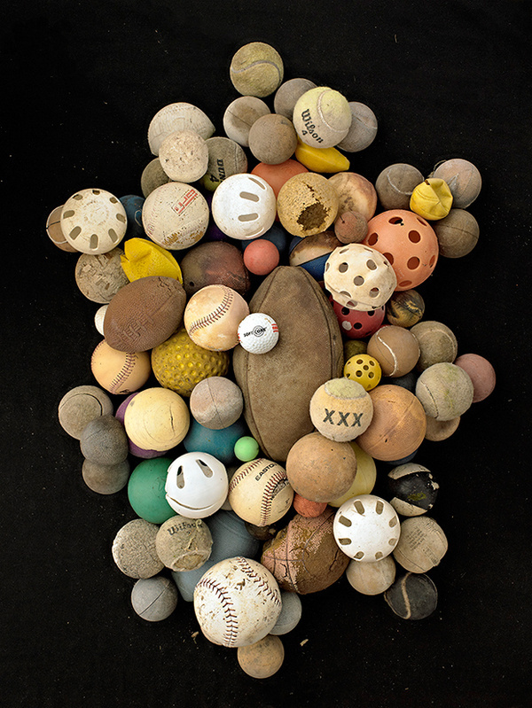 Barry Rosenthal #balls #found #photos #trash