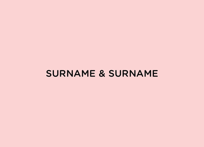 Logo designed by NB Studio for consumer focused brand communications agency Surname & Surname #logo