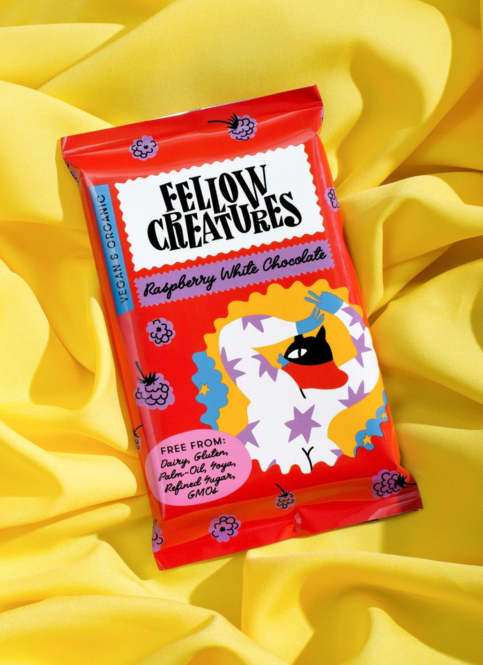 Fellow Creatures by Classmate StudioFellow Creatures is a vegan, dairy-free chocolate factory based in Scotland. We created a unique, friendly, and colourful identity and package design for them that represents the personality of the company and...
