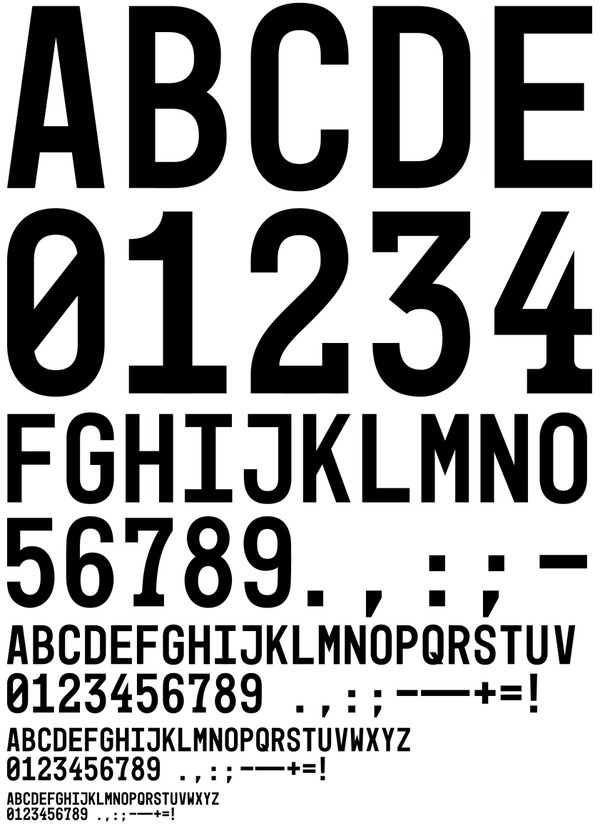 Mono45 Headline | EuropaType.com #font #typography