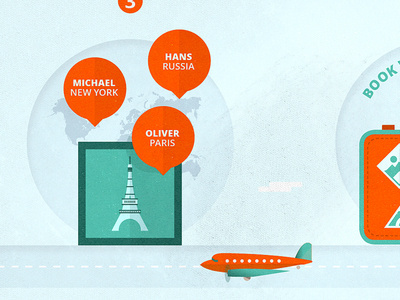 SELECT AN EXPERT icon 3 #suitcase #iconset #sky #travel #icons #texture #illustration #plane #fly #airport #ticket