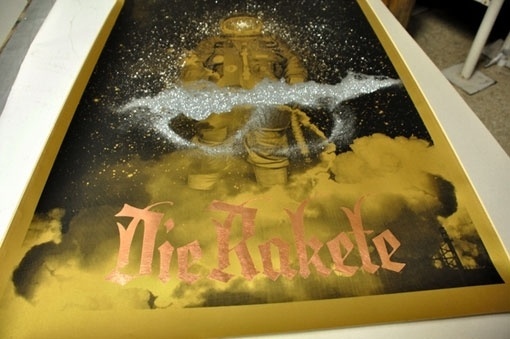 design work life » Die Rakete Prints #tind #silkscreen #prints