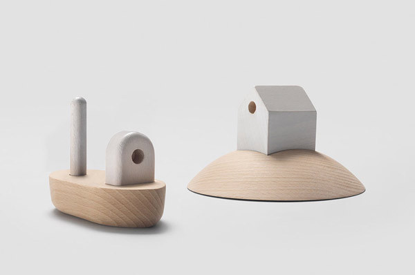 Minimalist Wooden Toys Design by Permafrost