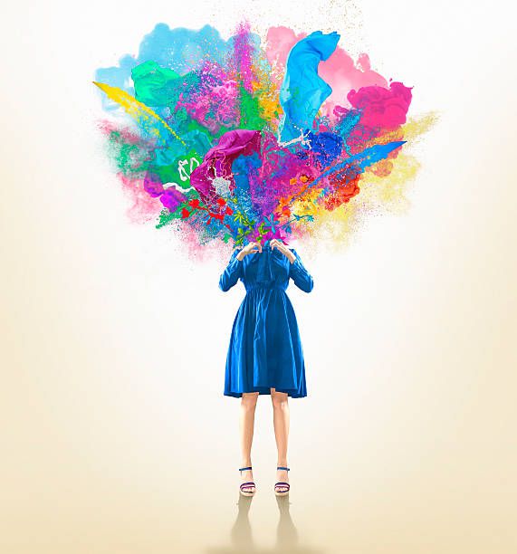 the blown-up head