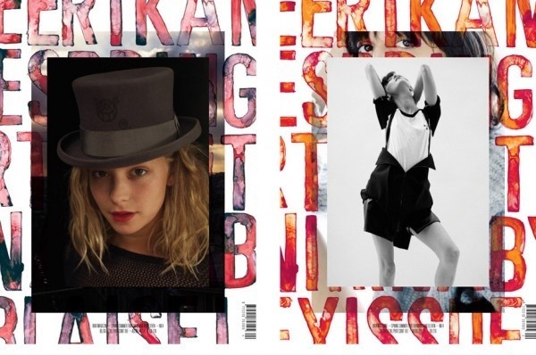 Rika Magazine by NR2154 | Trendland: Fashion Blog #paint #photography #editorial #magazine #typography
