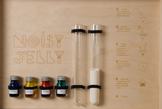 noisy jelly - la gelée musicale #music #product #design